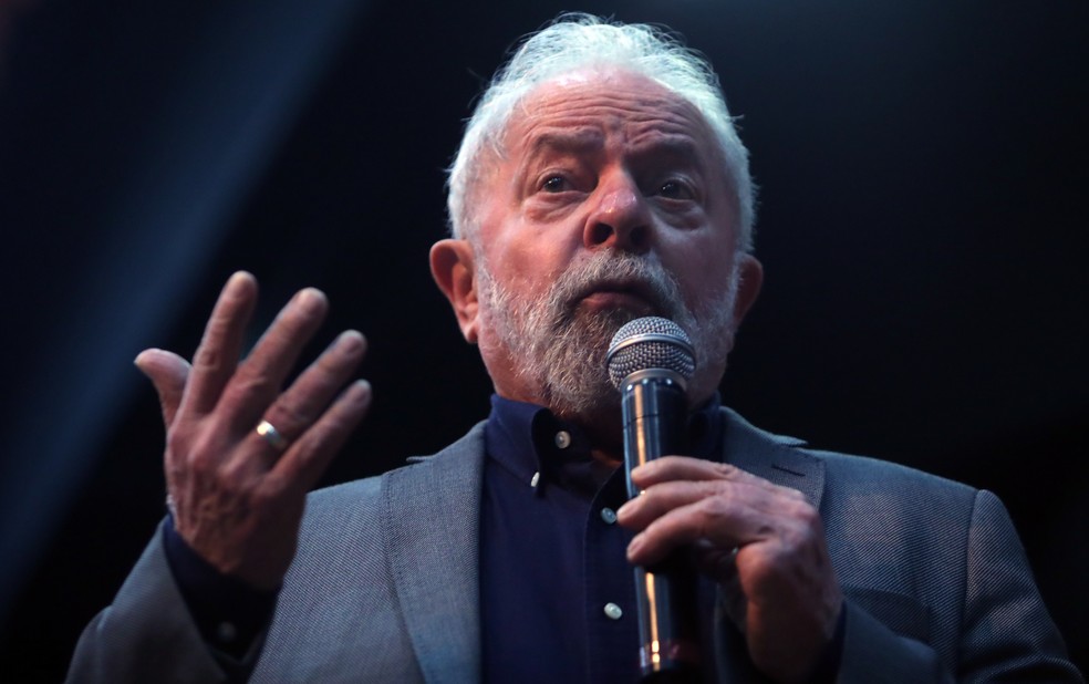 Ex-presidente Luiz Inácio Lula da Silva (PT), candidato nas eleições de 2022. — Foto: WERTHER SANTANA/ESTADÃO CONTEÚDO