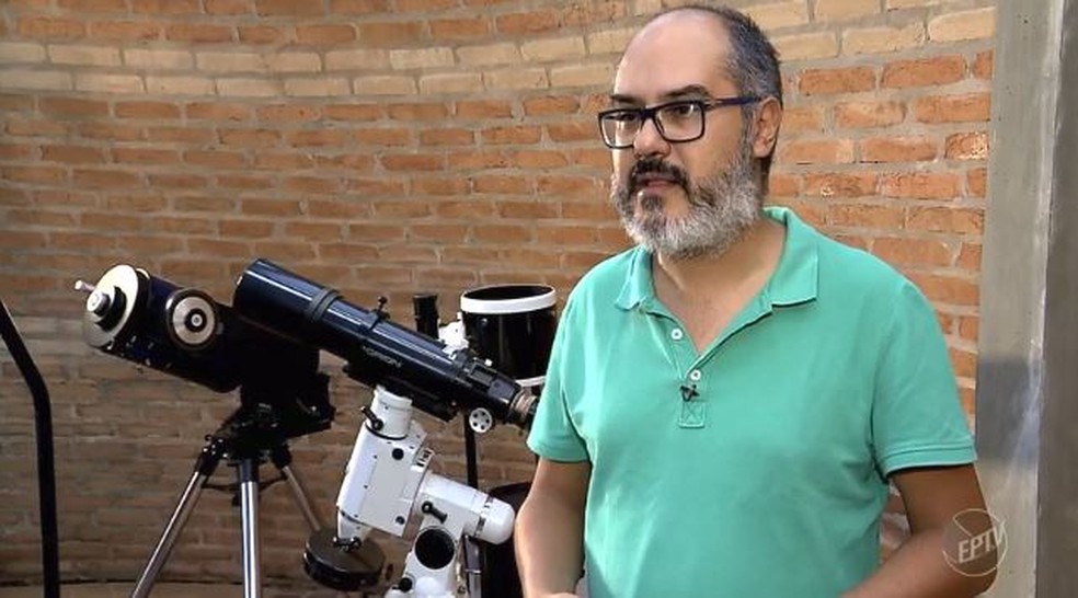 O astrofísico da Universidade Federal de São Carlos (UFSCar) Gustavo Rojas. (Foto: Reprodução/ EPTV)