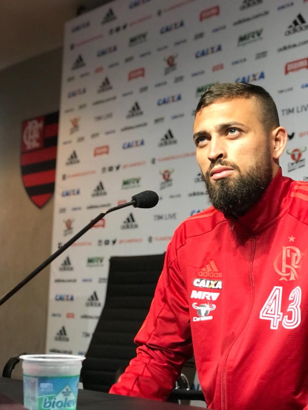 L&eacute;o Duarte Coletiva Flamengo &mdash; Foto: Cah&ecirc; Mota