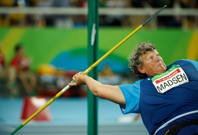 atletismo angela madsen (Foto: Al Tielemans / OIS / IOC /  AFP)