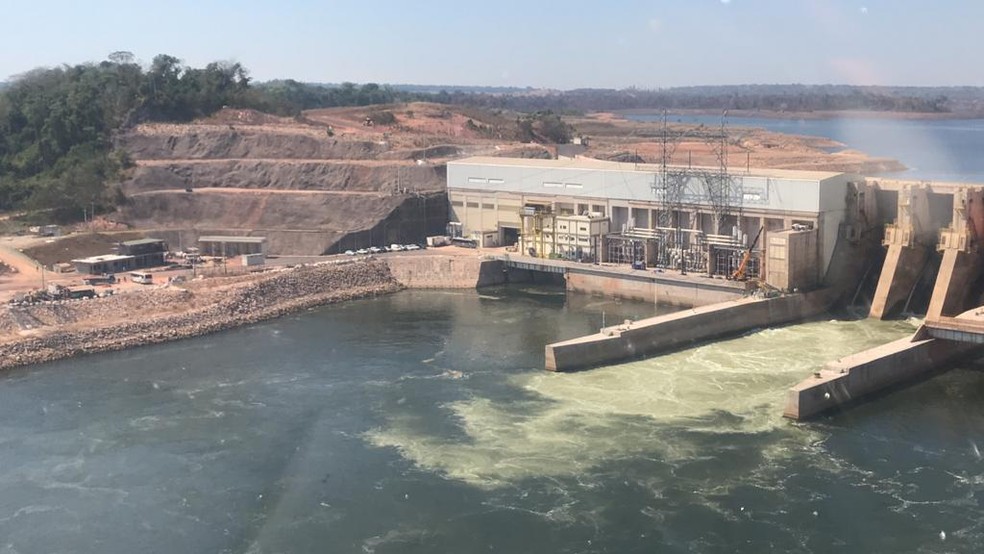 Nível do Rio Teles Pires está baixo — Foto: Divulgação