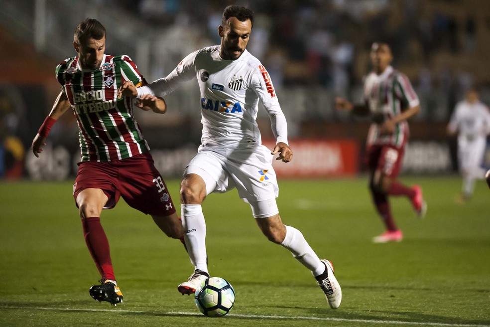 Thiago Ribeiro marcou gol pelo Santos que ajudou Palmeiras na luta contra o rebaixamento  (Foto: Ivan Storti/Santos FC)