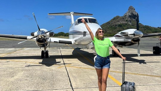 Isabella Santoni comemora primeiro voo de jatinho: "Curtir de qualquer jeito"