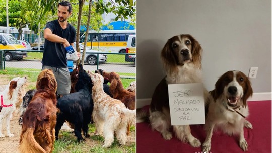 Novos donos dos cachorros de Jeff Machado prestam homenagem ao ator morto: 'Viverá para sempre em nós'