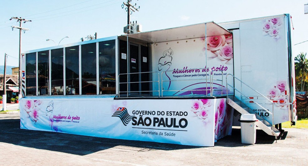 Carreta do programa 'Mulheres de Peito' vai atender pacientes em Marília — Foto: Divulgação