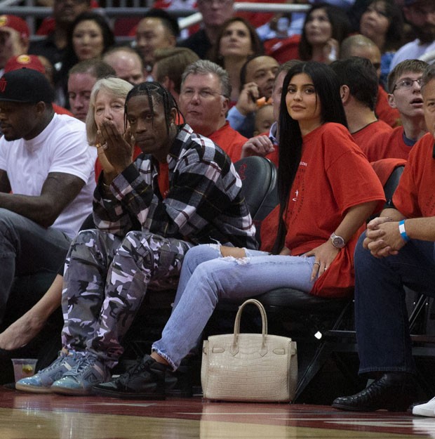 Kylie Jenner e o rapper Travis Scott (Foto: Getty Images)