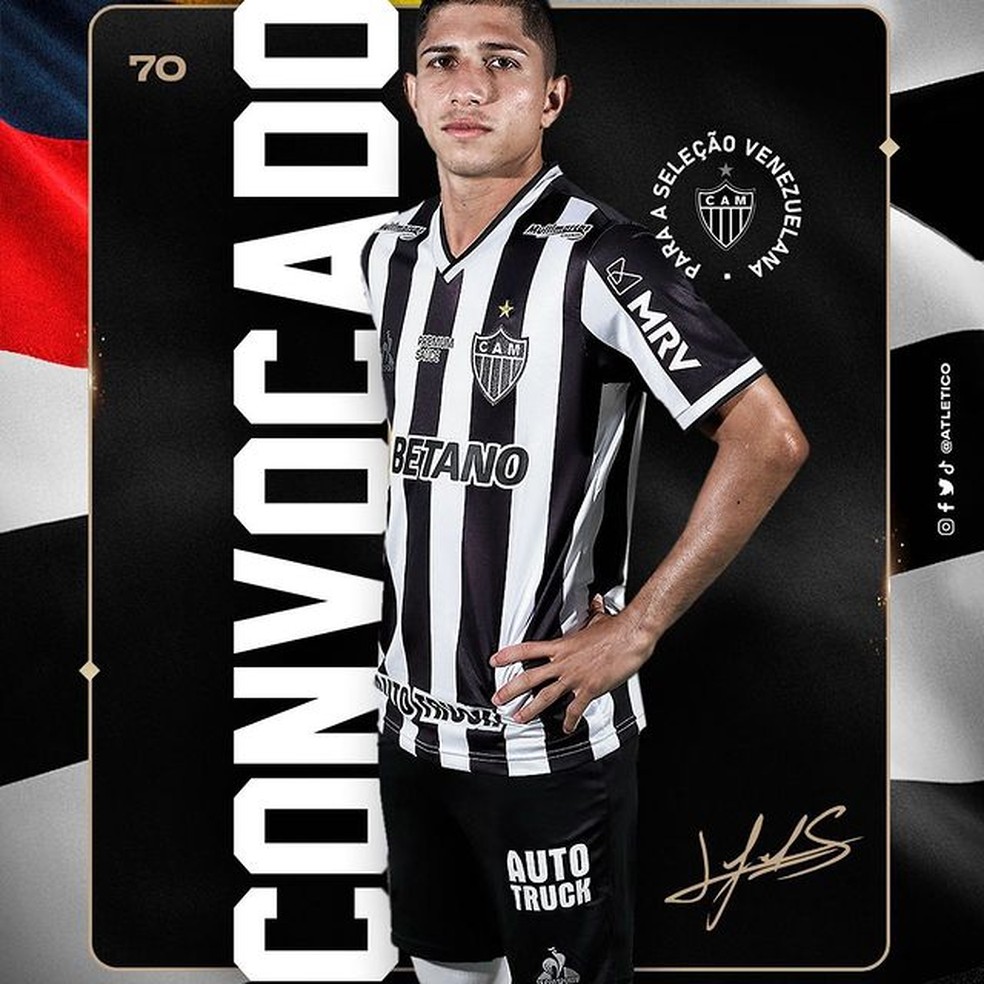 venezuela convoca savarino mais um selecionavel a desfalcar o atletico mg em dois jogos atletico mg ge