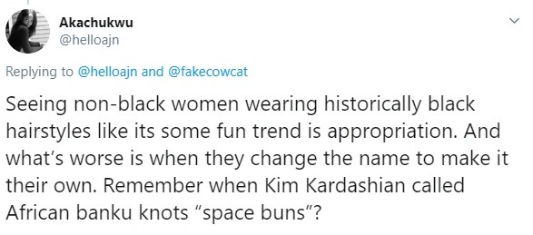 Uma das críticas de apropriação cultural contra a socialite Kim Kardashian (Foto: Instagram)