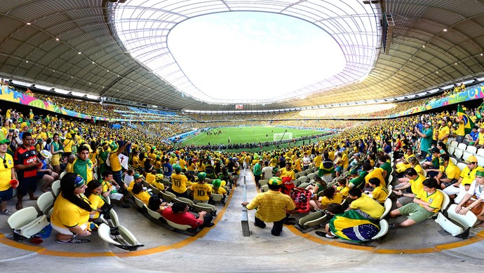 estádio Castelão jogo Brasil x Colômbia (Foto: Getty Images)