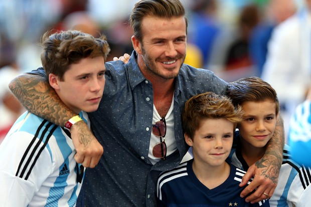 David Beckham: a descrição perfeita do DILF (Foto: Getty Images)