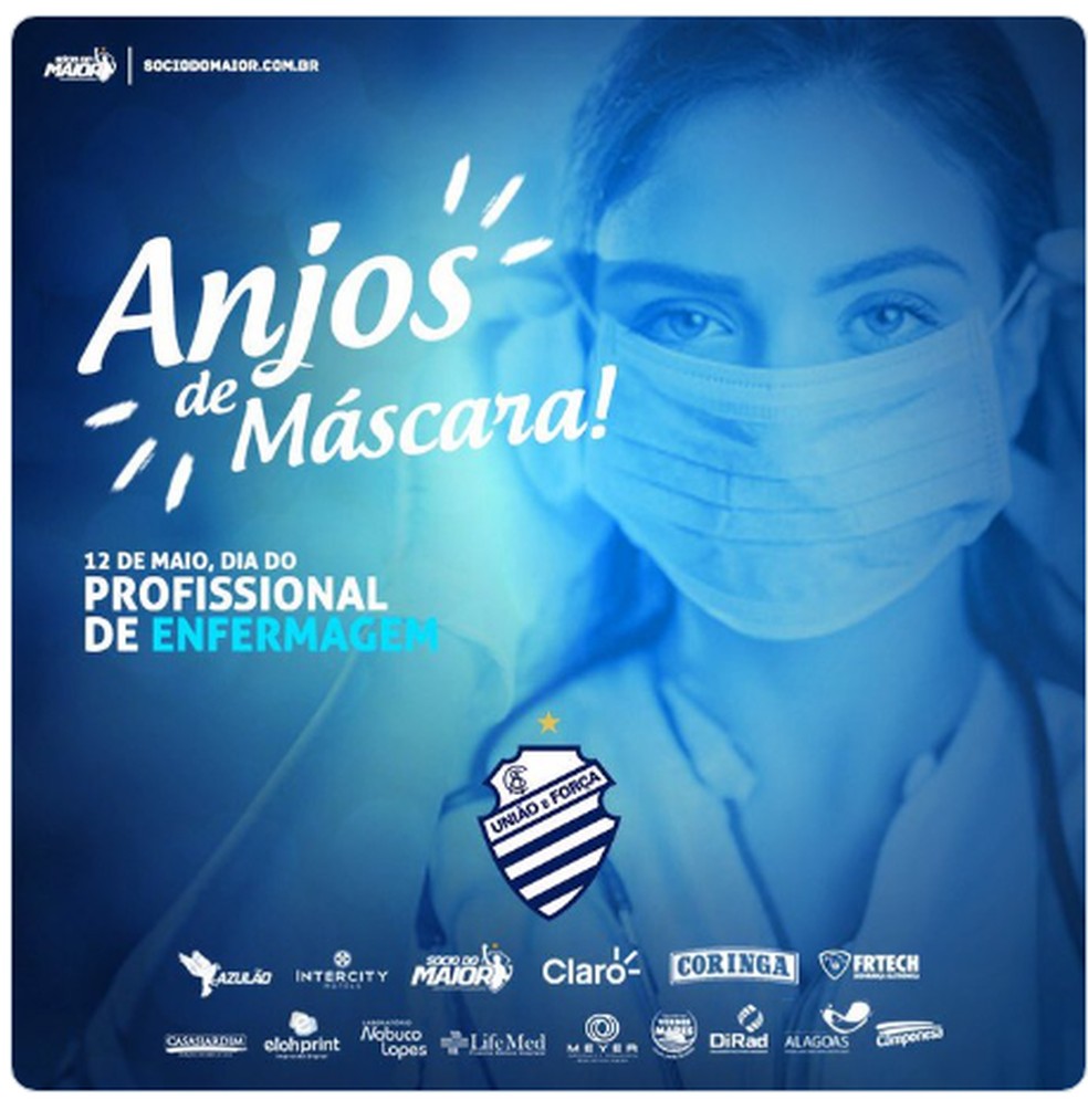 CSA agradece pelo trabalho dos enfermeiros durante a pandemia  — Foto: ASCOM CSA