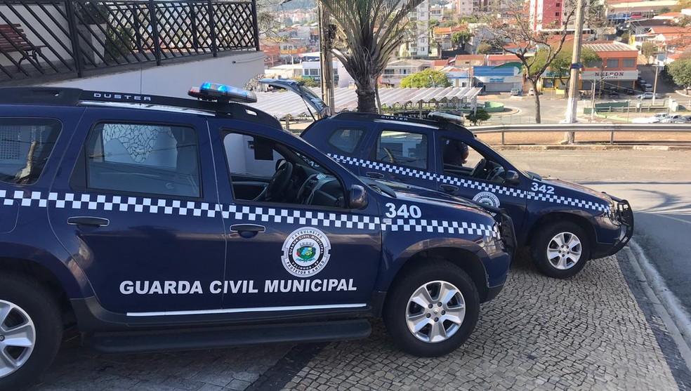 Guarda Civil prende homem suspeito de mostrar &oacute;rg&atilde;o genital para mulher no Centro de Valinhos (SP) &mdash; Foto: Guarda Civil Municipal de Valinhos