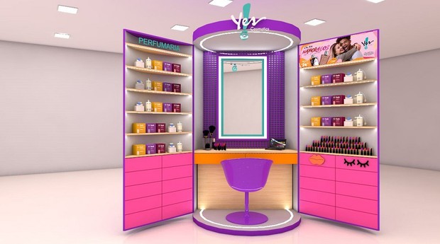 Loja cápsula da Yes! Cosmetics pode ser operada por MEI (Foto: Divulgação)