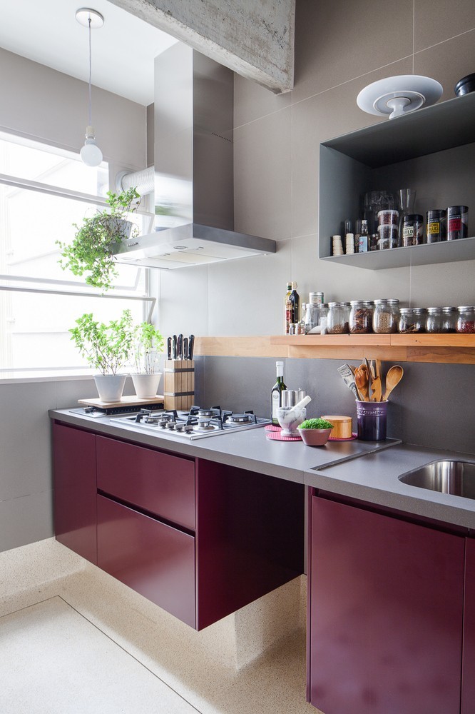 Cozinha compacta: ideias de decoração para espaços pequenos (Foto: Vivi Spaco)
