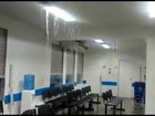 Imagens mostram chuva forte dentro de hospital em Itaboraí, no RJ