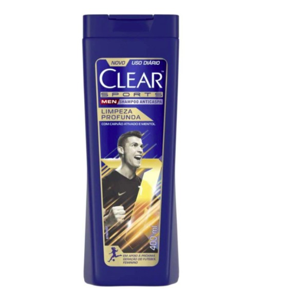 Shampoo Clear Anticaspa Men Limpeza Profunda 400 Ml  (Foto: Divulgação)