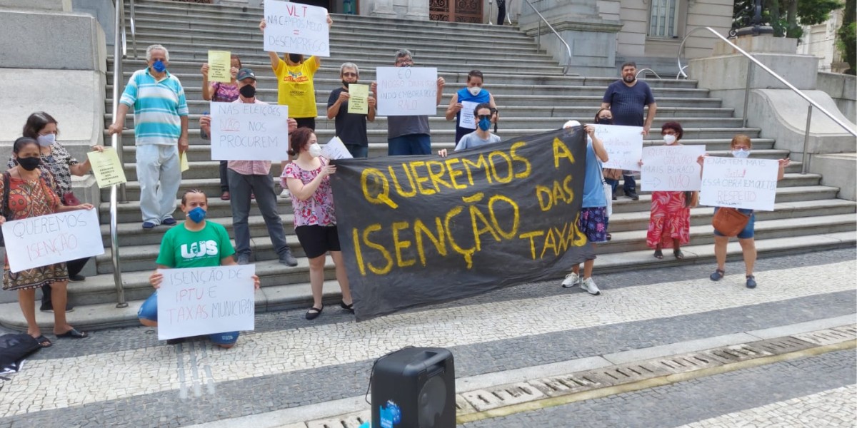 Comerciantes pedem isenção de impostos pelos impactos causados pelas obras do VLT em Santos
