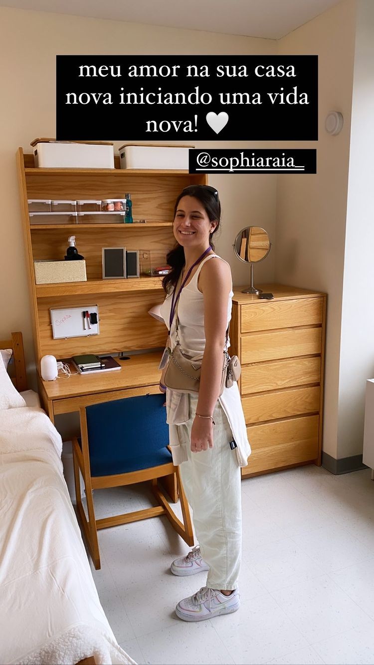 Sophia Raia em seu apartamento em Nova Yprk (Foto: Reprodução/Instagram)