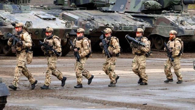 As forças alemãs têm equipamentos desatualizados, dizem políticos do país (Foto: AFP (via BBC))