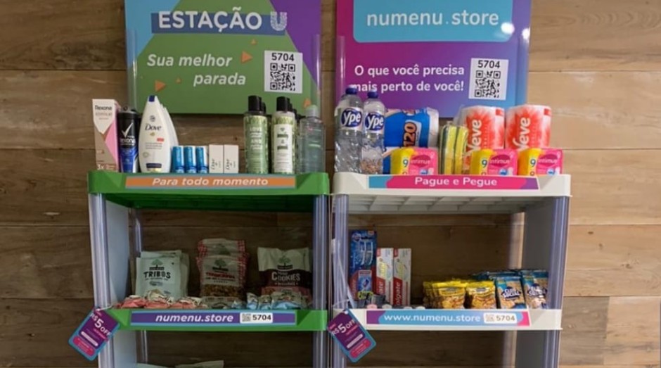 Ponto de venda da Numenu em condomínio (Foto: Numenu/Divulgação)