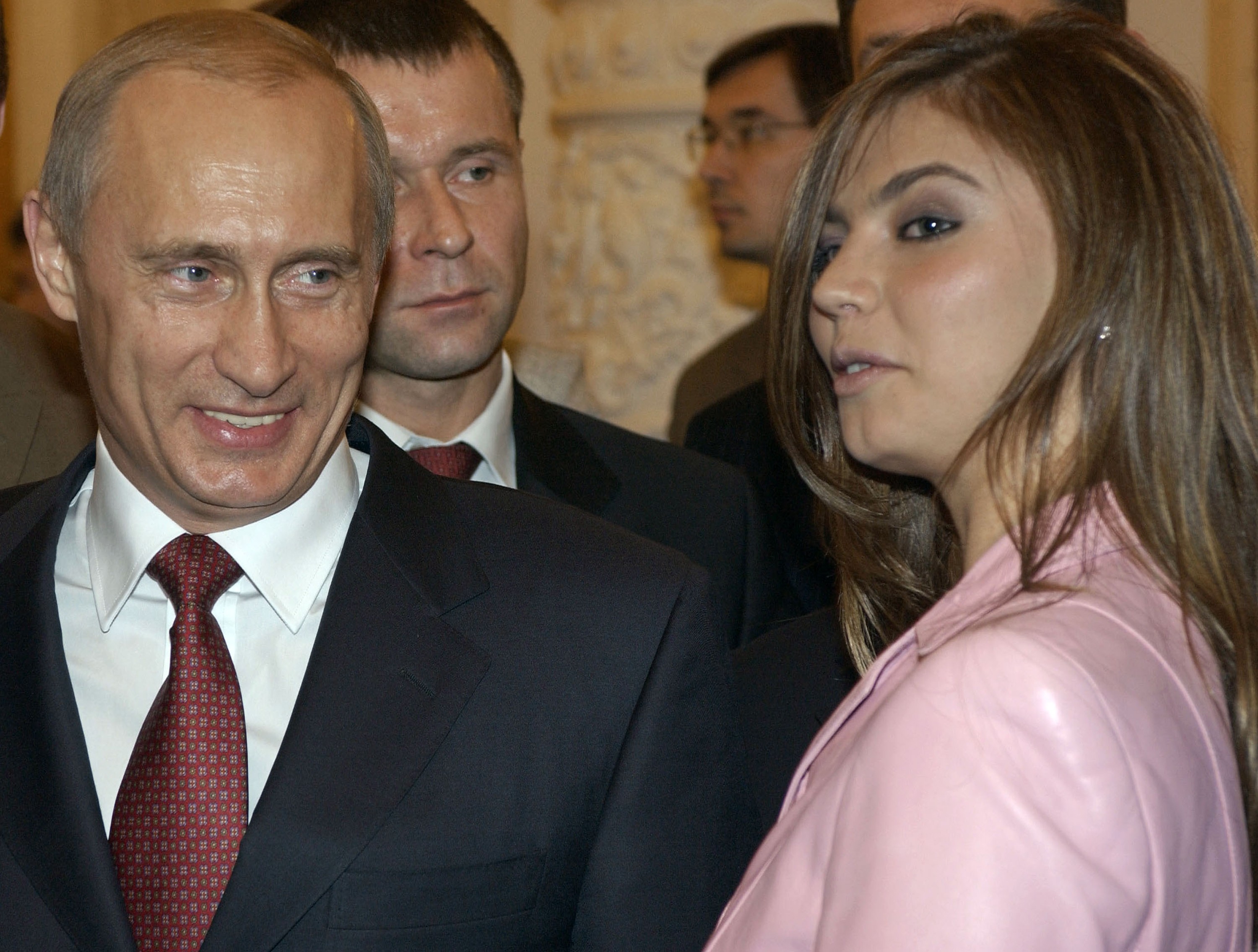 Vladimir Putin e Alina Kabaeva, apontada como affair do presidente (Foto: Getty)