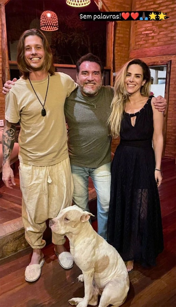 Wanessa Camargo e Dado Dolabella com amigo (Foto: Reprodução)