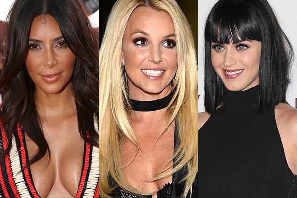 Kim Kardashian, Britney Spears e Katy Perry são algumas das celebridades que já reclamaram da fama  (Foto: Getty Images)