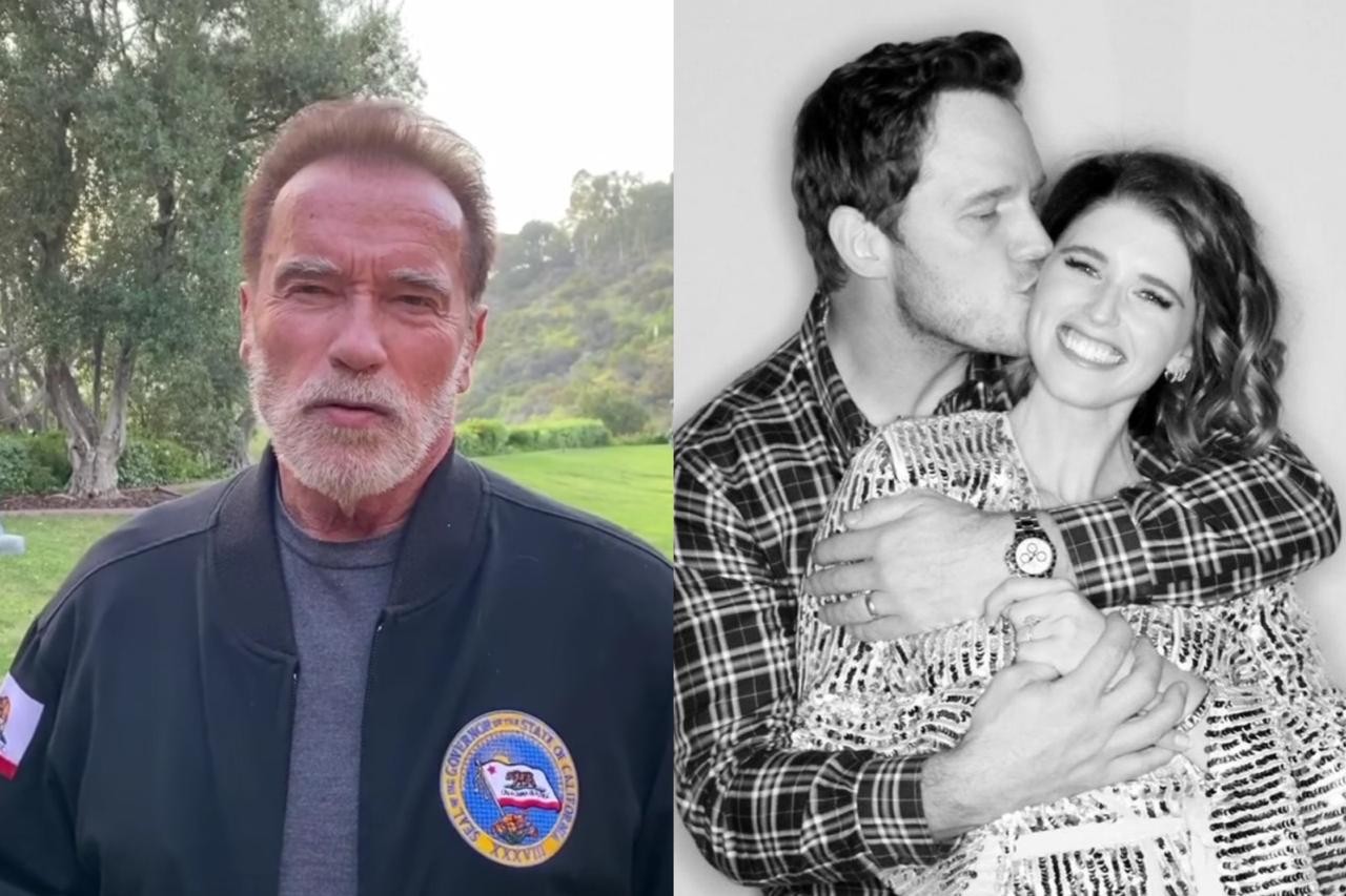 Arnold Schwarzenegger revela que nunca pensou que a filha se casaria com um  ator como Chris Pratt - Vogue | celebridade