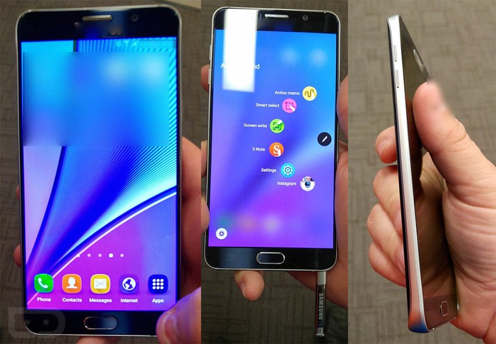Imagens vazadas do Galaxy Note 5 mostram que o modelo não terá bateria removível e Micro SD (Foto: Reprodução/Droid Life)