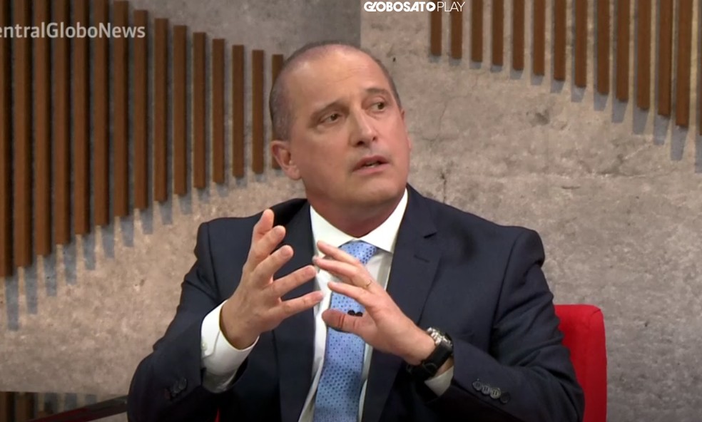 O ministro Onyx Lorenzoni, da Casa Civil — Foto: Reprodução/GloboNews