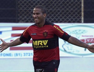 Jael, atacante do Sport (Foto: Reprodução / TV Globo)