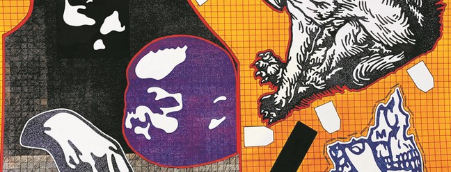 Ilustrações coloridas realizadas com nanquim, guache e caneta esferográfica sobre papel que integram a série “Modelo de armar”,   de Luis Trimano, baseada em obra do escritor argentino Julio Cortázar — Foto: Reproduções