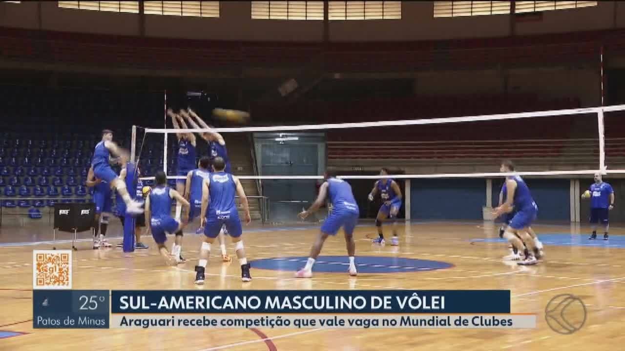 Araguari recebe Sul-Americano de clubes de vôlei masculino