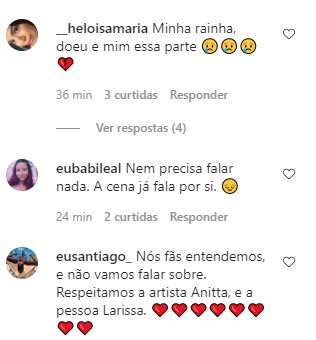 Fãs se solidarizam com Anitta (Foto: Reprodução / Instagram)