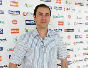 Guto Braga, presidente do Uberlândia Esporte Clube (Foto: Fabiano Rodrigues/GLOBOESPORTE.COM)