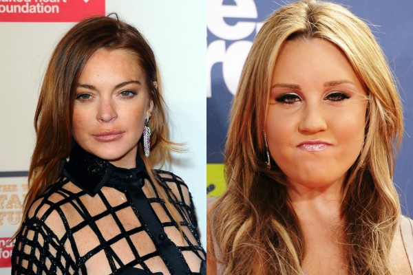 Lindsay Lohan x Amanda Bynes (Foto: Getty Images)