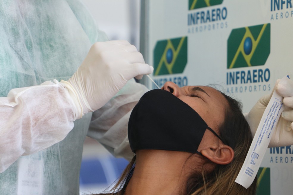 Teste RT-PCR que detecta Covid19 é realizado em Manaus — Foto: Divulgação