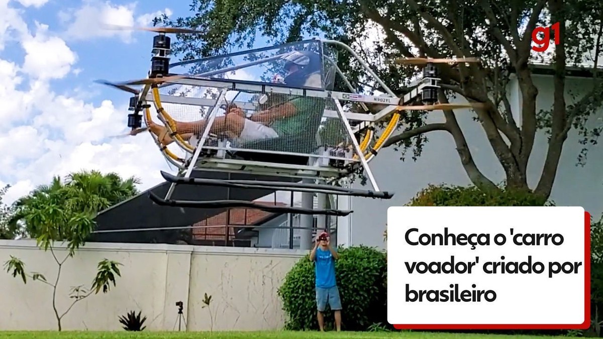O brasileiro que está construindo ‘carro voador’ no quintal de casa | Inovação