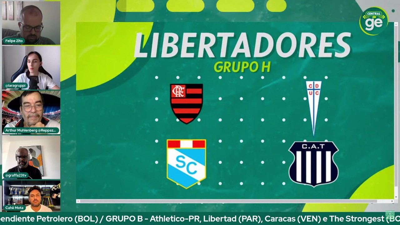 Cahê Mota analisa grupo do Flamengo na Libertadores: 'Obrigação de passar por cima'