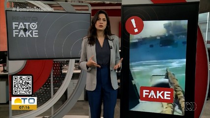 Suposto vídeo de navio militar americano bombardeado é desmentido no Fato ou Fake