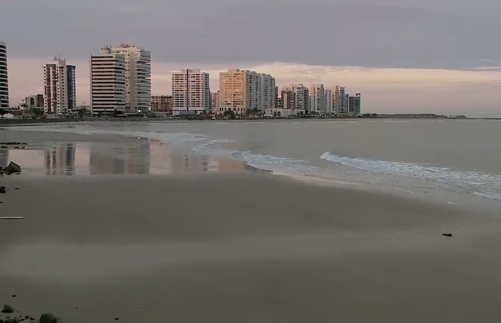 Todas as praias da Grande São Luís estão impróprias para banho, diz laudo — Foto: Reprodução/TV Mirante