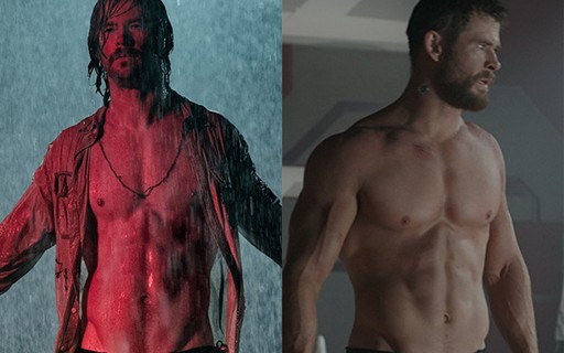 Chris Hemsworth treina em hotel em São Paulo e assusta atores de