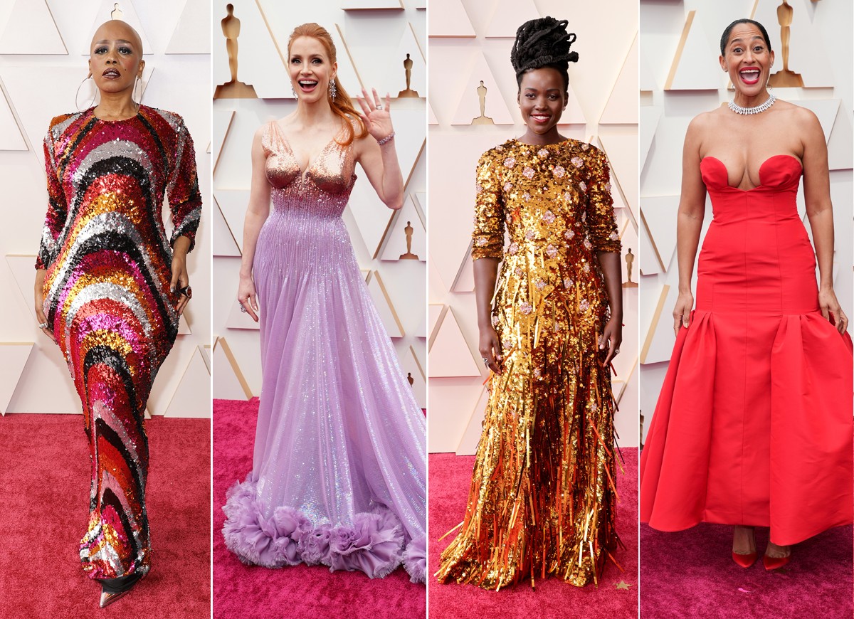 Tanisha Grant, Jessica Chastain, Lupita  Nyong o e Tracy Ellis Reese (Foto: Getty Images)