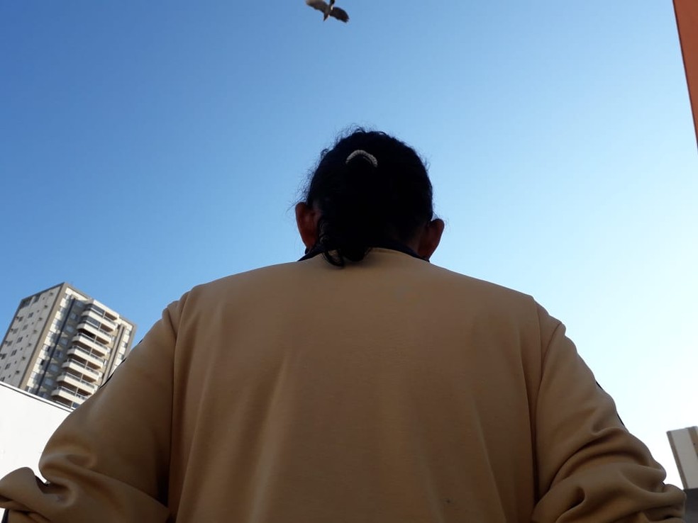 Dona do restaurante disse que foi abordada por ladrões armados em MS — Foto: Polícia Militar/Divulgação