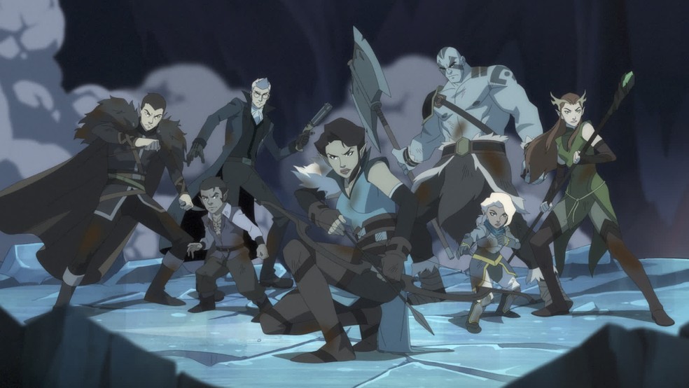 A primeira temporada de The Legend of Vox Machina foi baseada nas jogatinas de D&D da websérie Critical Role — Foto: Reprodução/IMDb