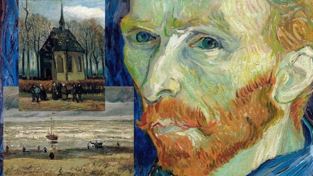 Van Gogh e obras roubadas em 2003 (Foto: BBC)