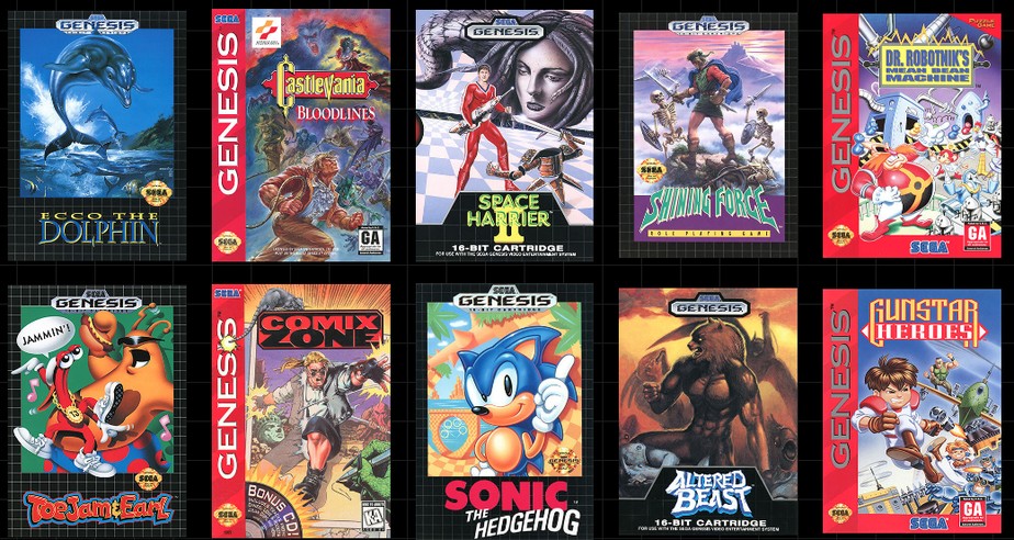 Top Melhores jogos do Sega MegaDrive