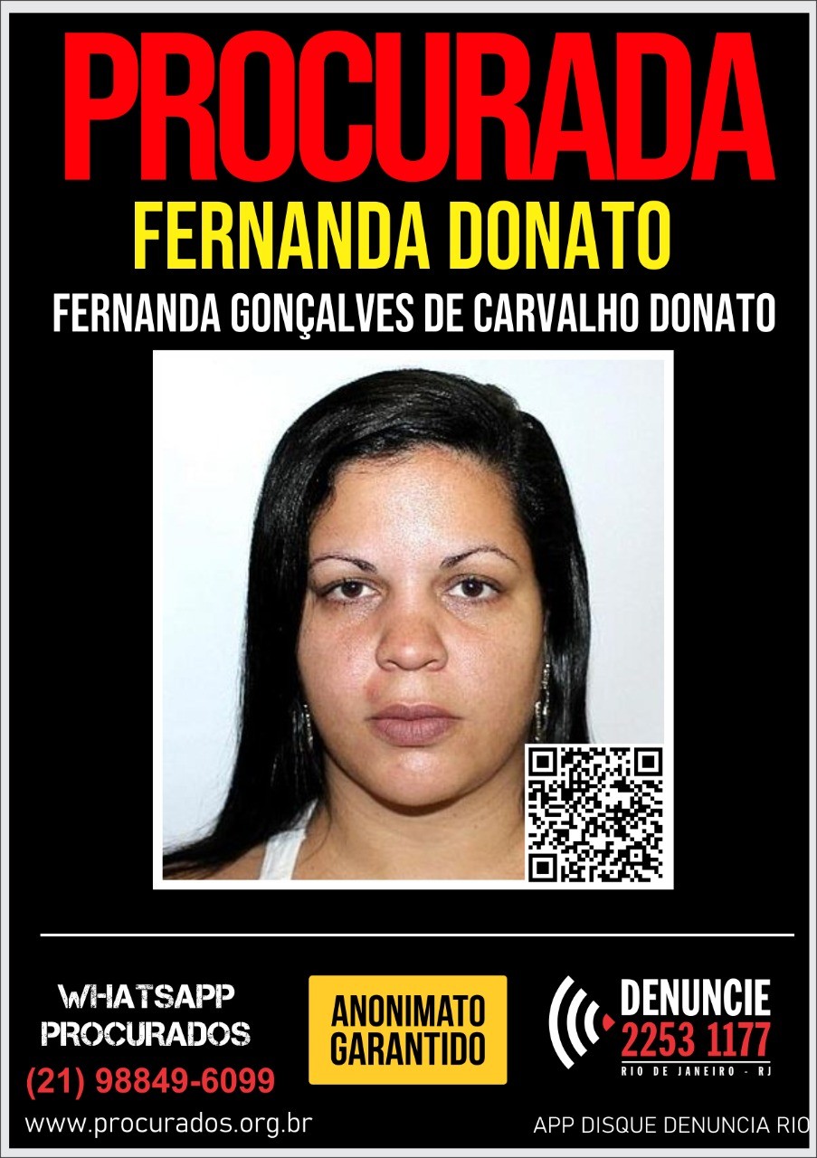 Cartaz pedindo informações sobre mulher suspeita de matar vizinho com substância tóxica no Cachambi é divulgado