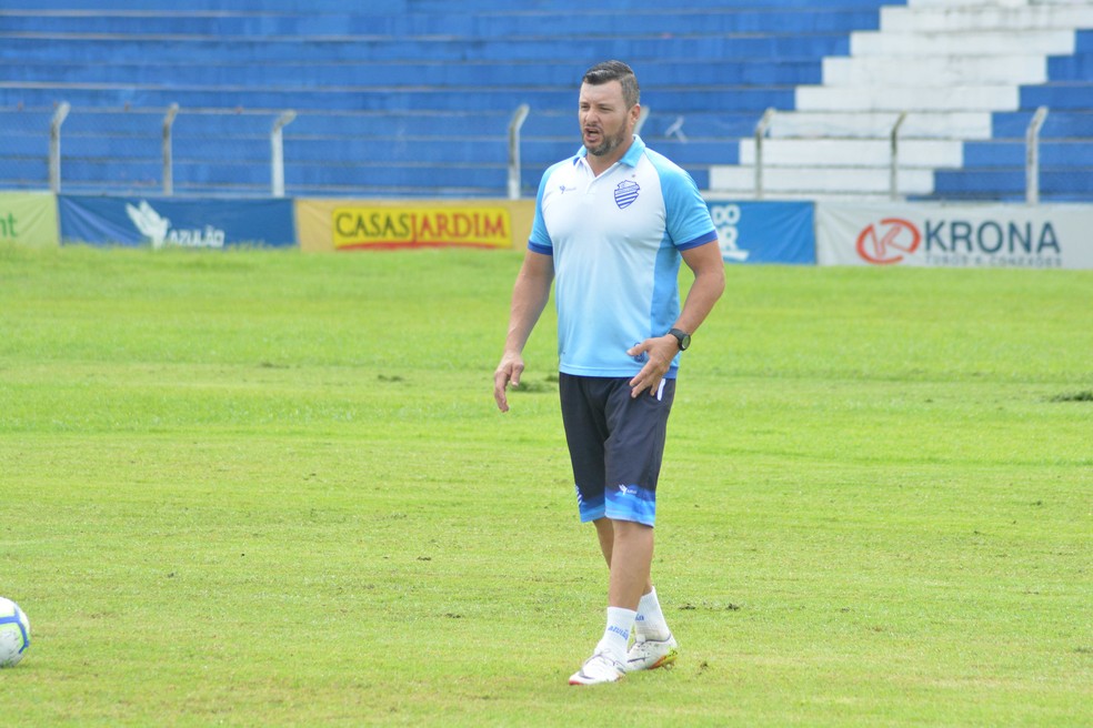 Gustavo Scalese, preparador de goleiros do CSA — Foto: Augusto Oliveira/Ascom CSA