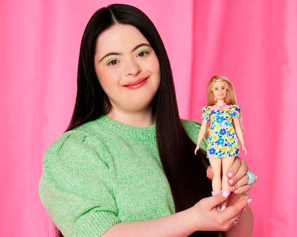 Primeira Barbie com síndrome de Down — Foto: Reprodução/Mirror